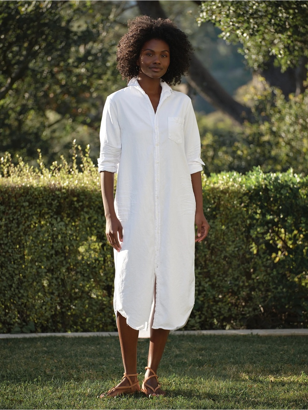 Frank & Eileen Rory maxi shirt dress